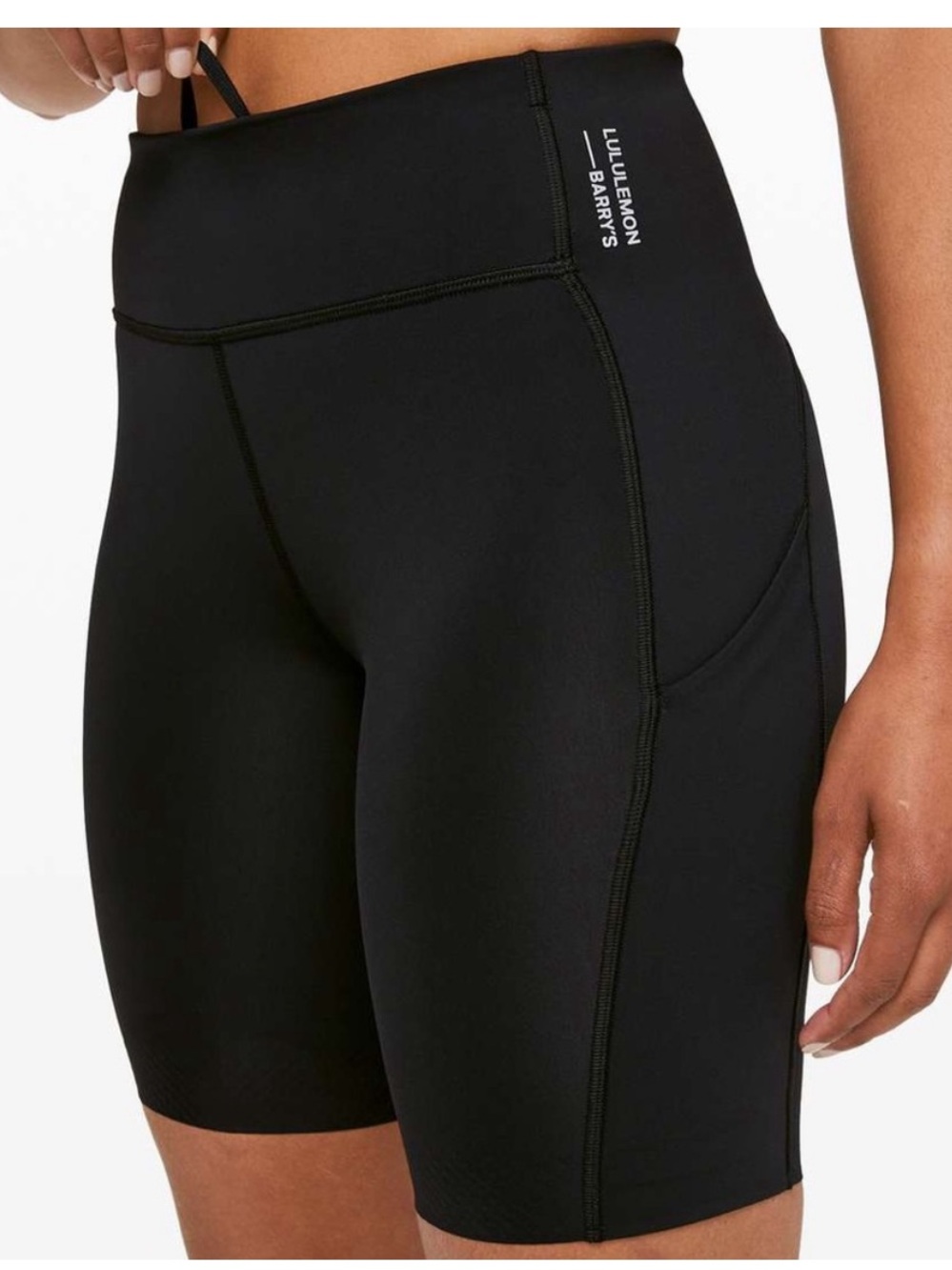 lululemon X Barry’s high rise shorts